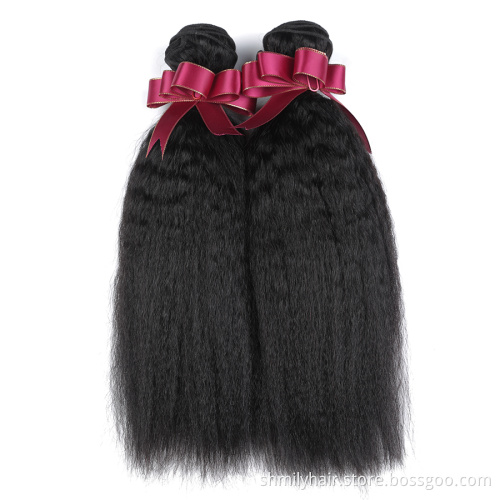 Unprocessed Virgin Raw Natural 100% Human Hair Bundle,Virgin Kinky Straight Hair,Wholesale Raw Virgin Remy Hair Malaysian Hair